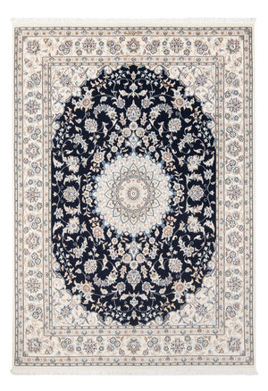 Perserteppich - Nain - Premium - 206 x 150 cm - dunkelblau