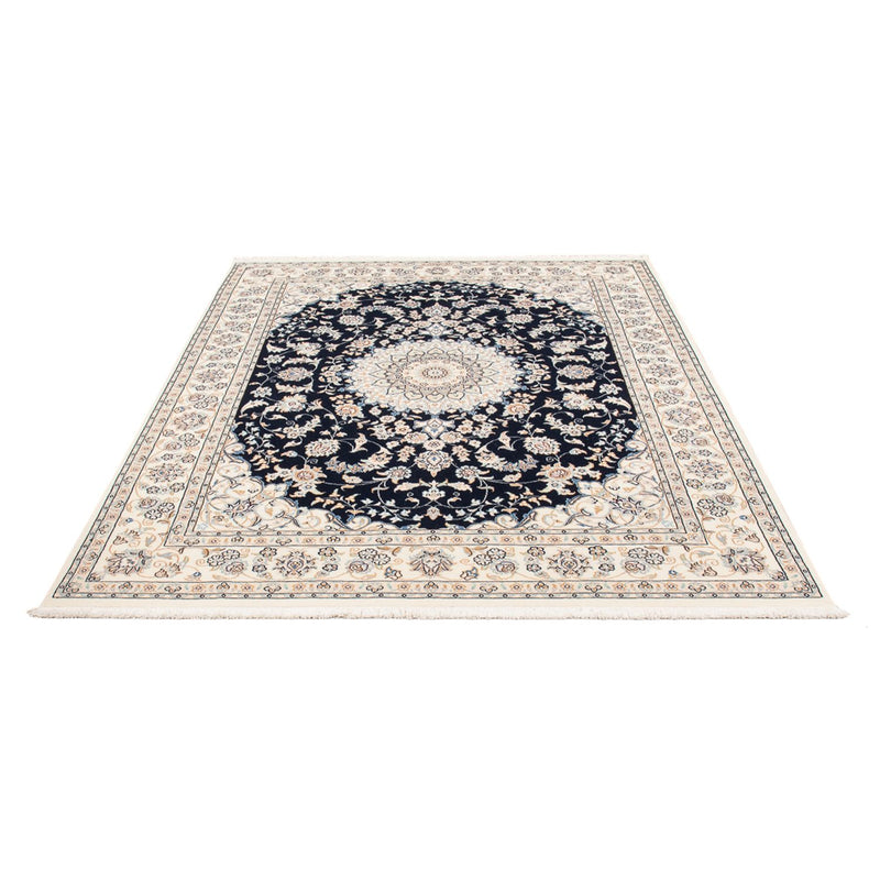 Perserteppich - Nain - Premium - 206 x 150 cm - dunkelblau