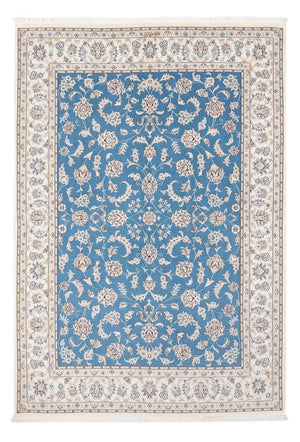 Perserteppich - Nain - Premium - 203 x 150 cm - blau