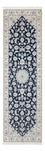Läufer Perser - Nain - Premium - 246 x 80 cm - dunkelblau