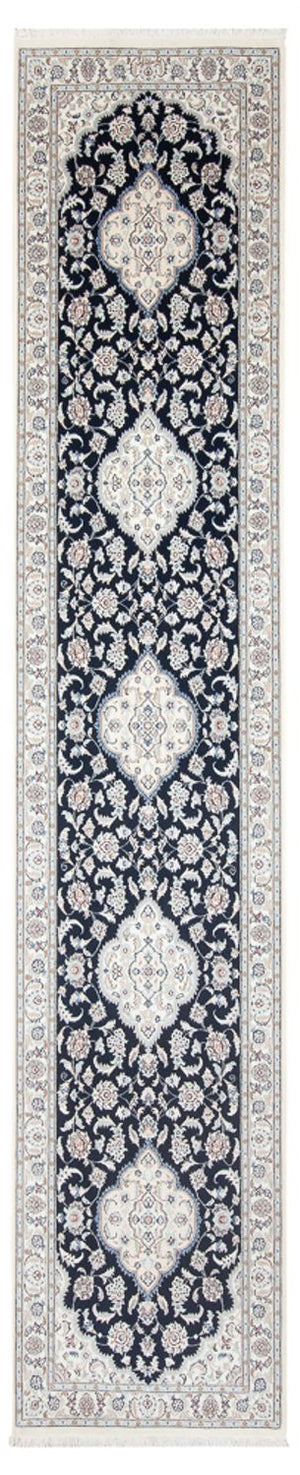 Läufer Perser - Nain - Premium - 392 x 87 cm - dunkelblau