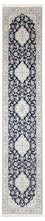 Läufer Perser - Nain - Premium - 392 x 87 cm - dunkelblau