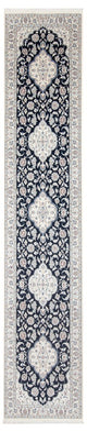 Läufer Perser - Nain - Premium - 392 x 87 cm - dunkelblau