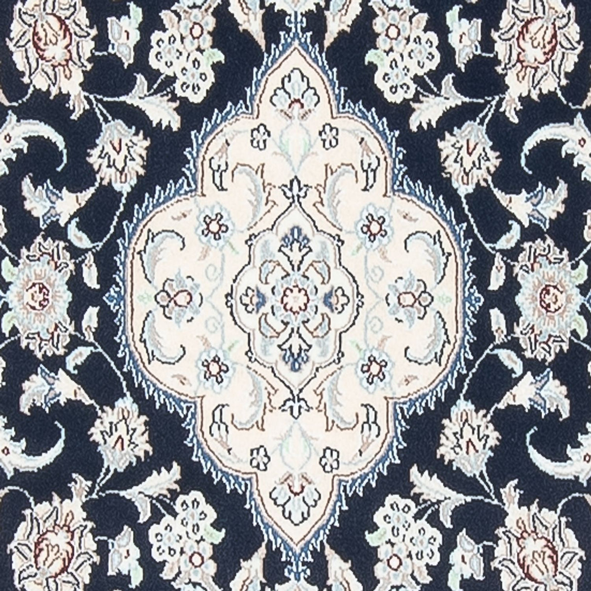 Läufer Perser - Nain - Premium - 392 x 87 cm - dunkelblau