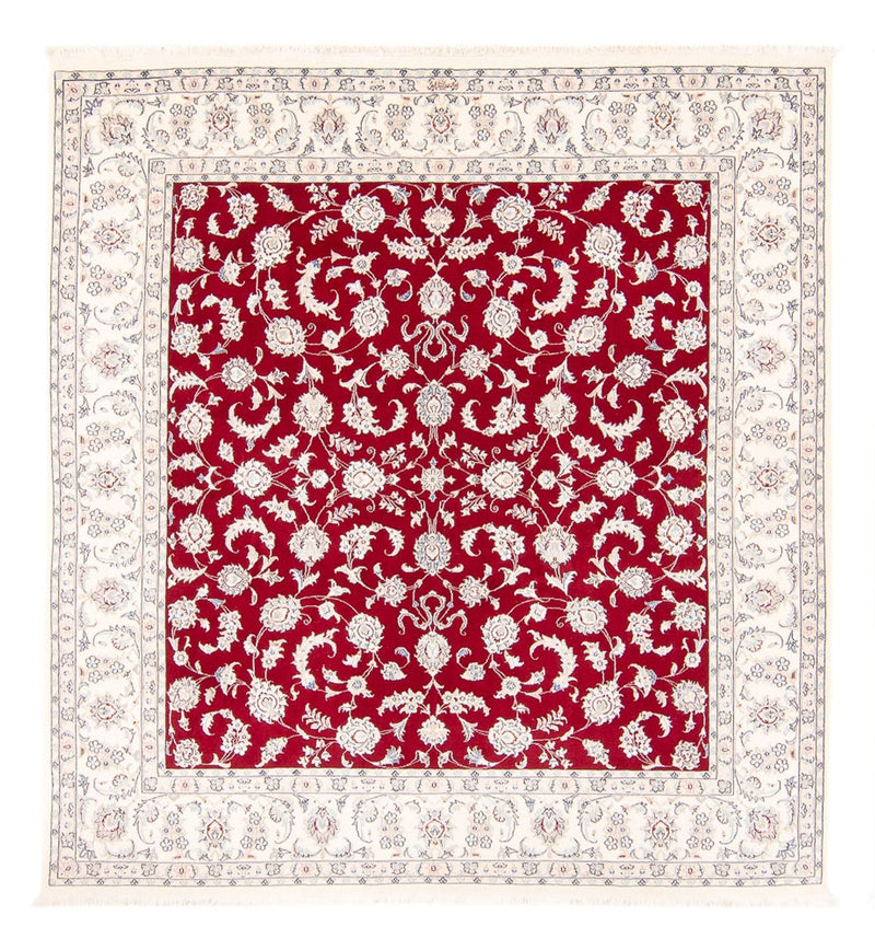 Perserteppich - Nain quadratisch  - 215 x 195 cm - rot