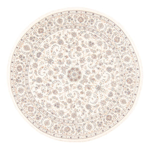 Perserteppich - Nain rund  - 203 x 200 cm - creme