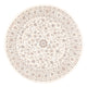 Perserteppich - Nain rund  - 203 x 200 cm - creme