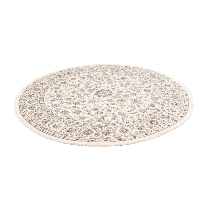 Perserteppich - Nain rund  - 203 x 200 cm - creme