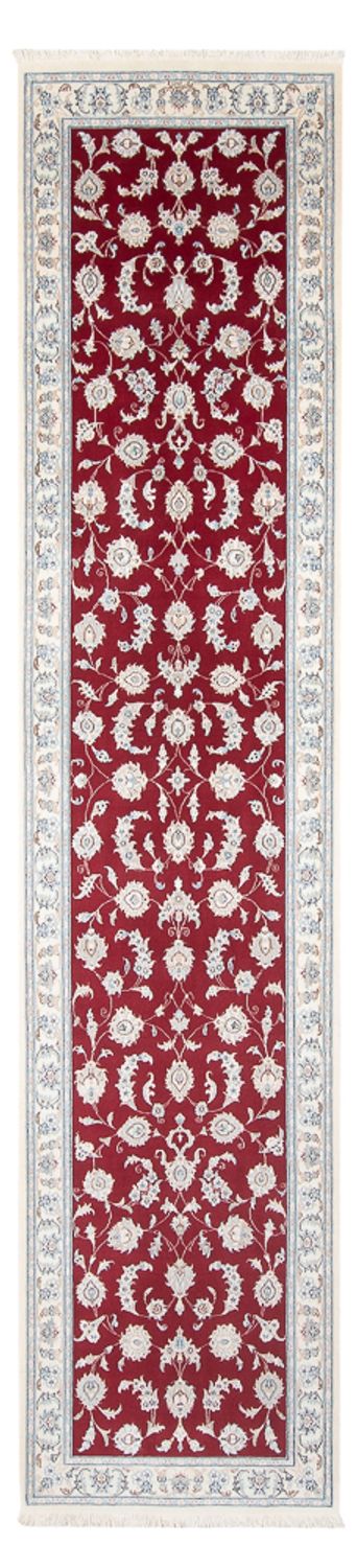 Läufer Perser - Nain - Premium - 346 x 86 cm - rot