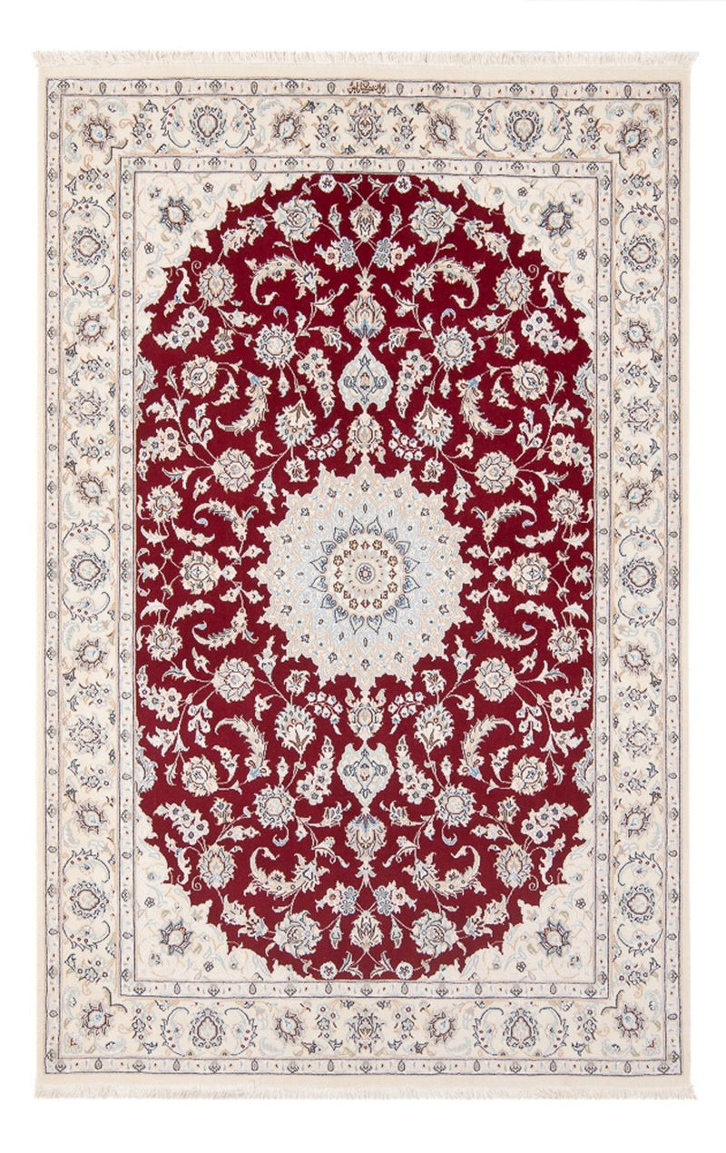 Perserteppich - Nain - Premium - 205 x 135 cm - rot