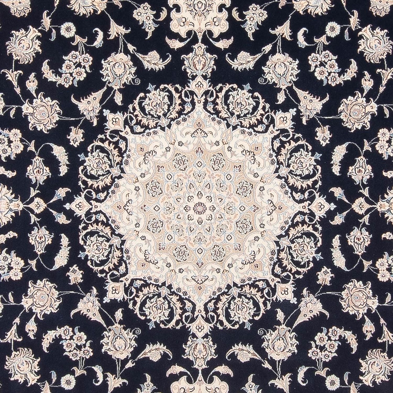 Perserteppich - Nain - Premium - 305 x 248 cm - dunkelblau