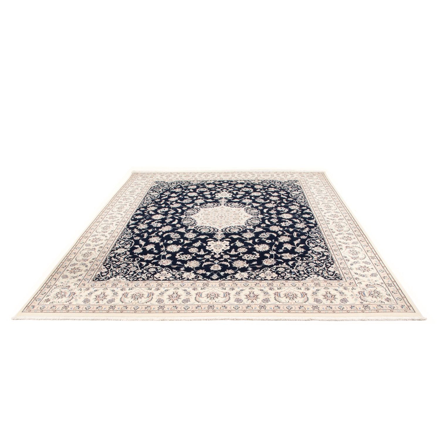 Perserteppich - Nain - Premium - 305 x 248 cm - dunkelblau