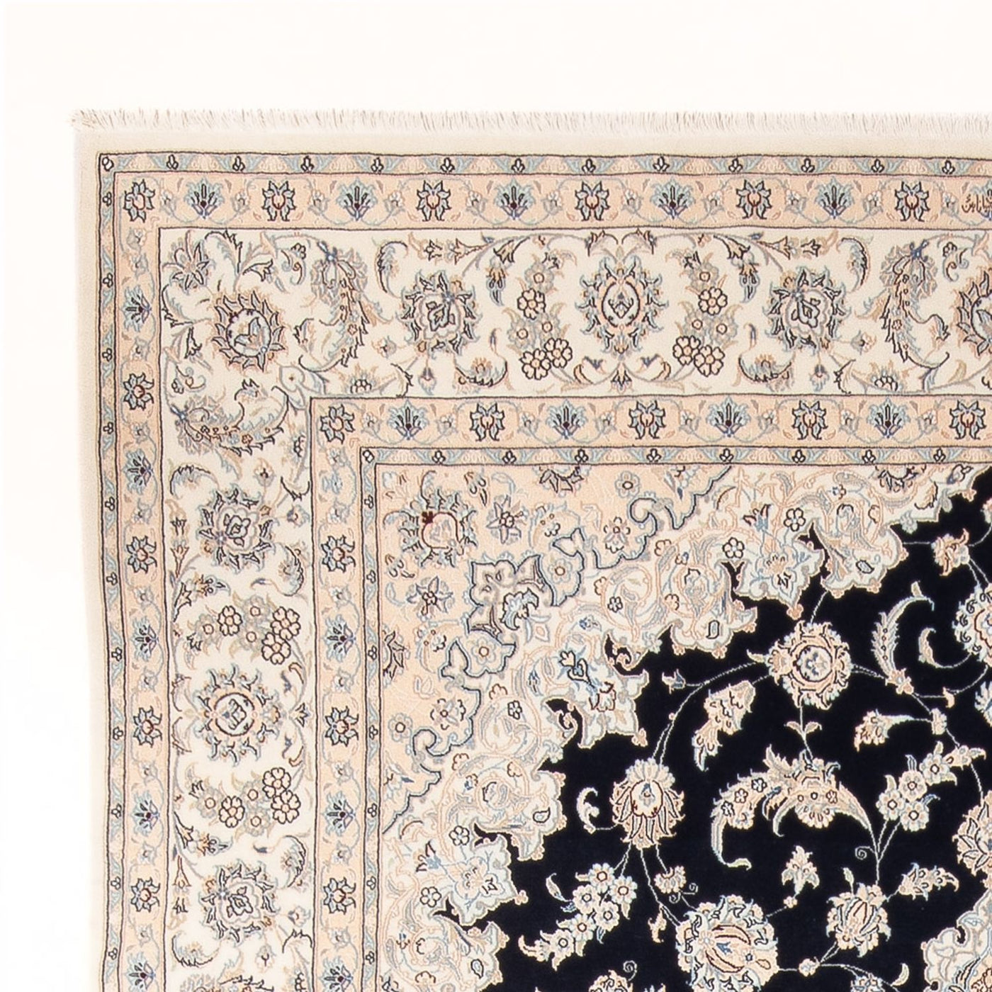 Perserteppich - Nain - Premium - 344 x 245 cm - dunkelblau