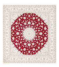 Perserteppich - Nain quadratisch  - 210 x 194 cm - rot