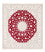 Perserteppich - Nain quadratisch  - 210 x 194 cm - rot
