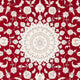 Perserteppich - Nain quadratisch  - 210 x 194 cm - rot