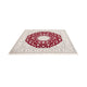 Perserteppich - Nain quadratisch  - 210 x 194 cm - rot