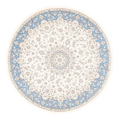 Perserteppich - Nain rund  - 200 x 200 cm - creme