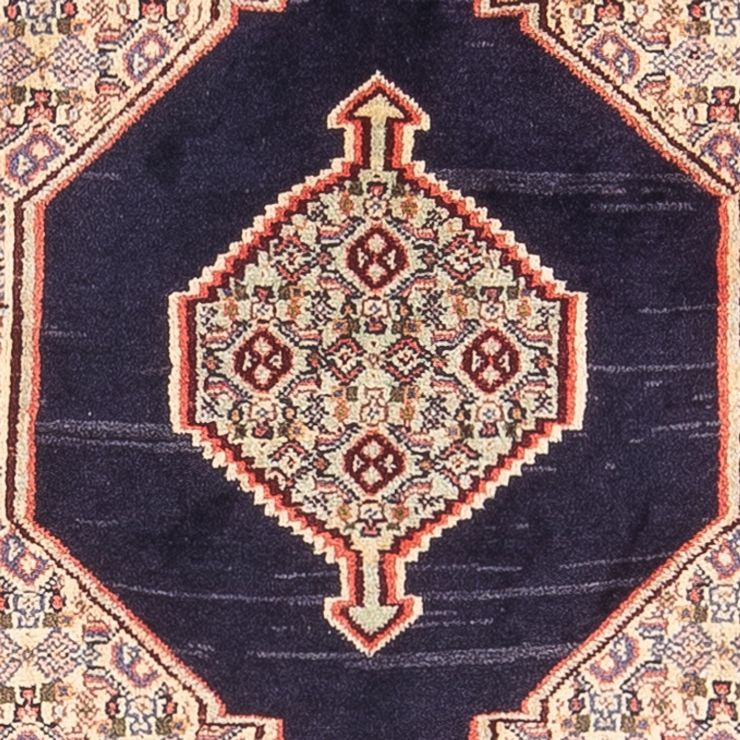 Perserteppich - Classic - 103 x 74 cm - dunkelblau