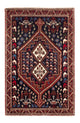 Perserteppich - Nomadic - 150 x 97 cm - dunkelblau