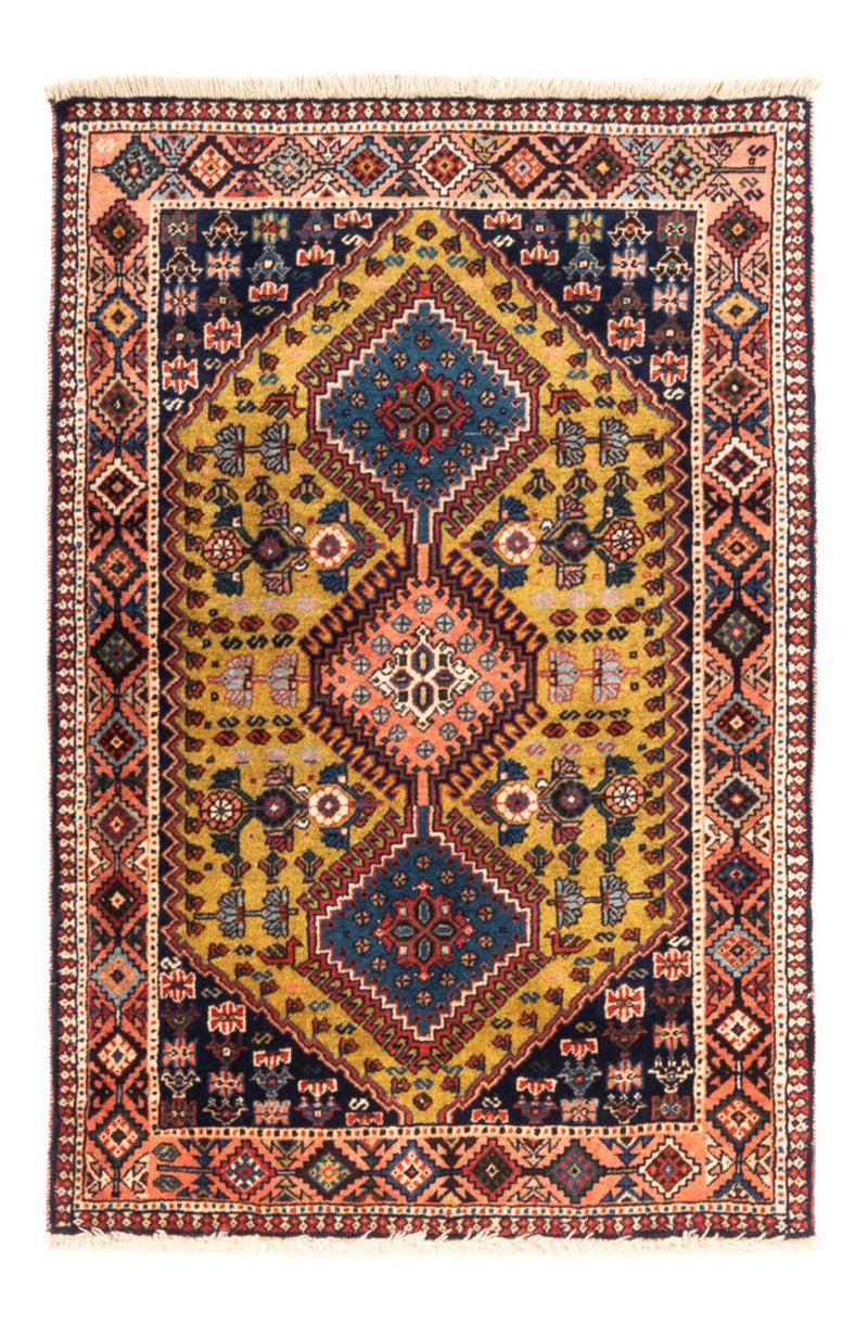 Perserteppich - Nomadic - 120 x 80 cm - gelb