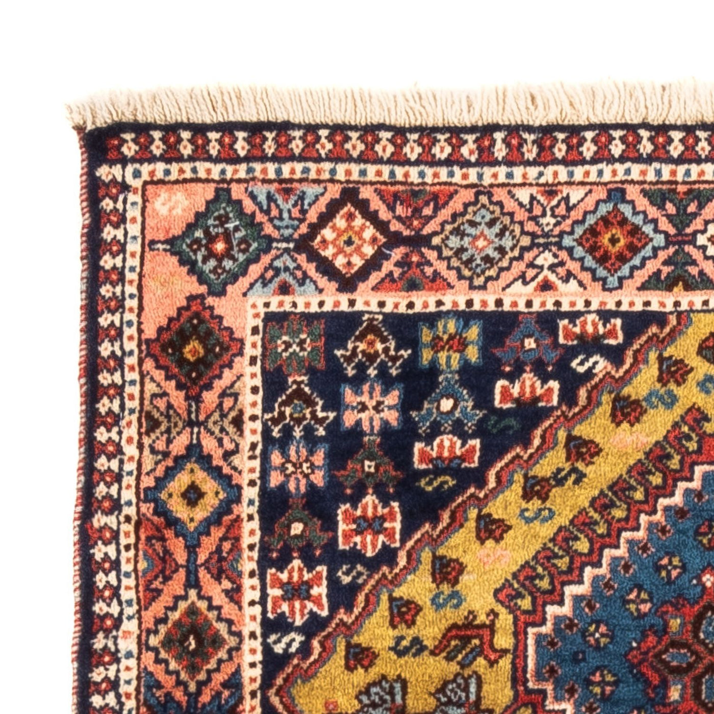 Perserteppich - Nomadic - 120 x 80 cm - gelb