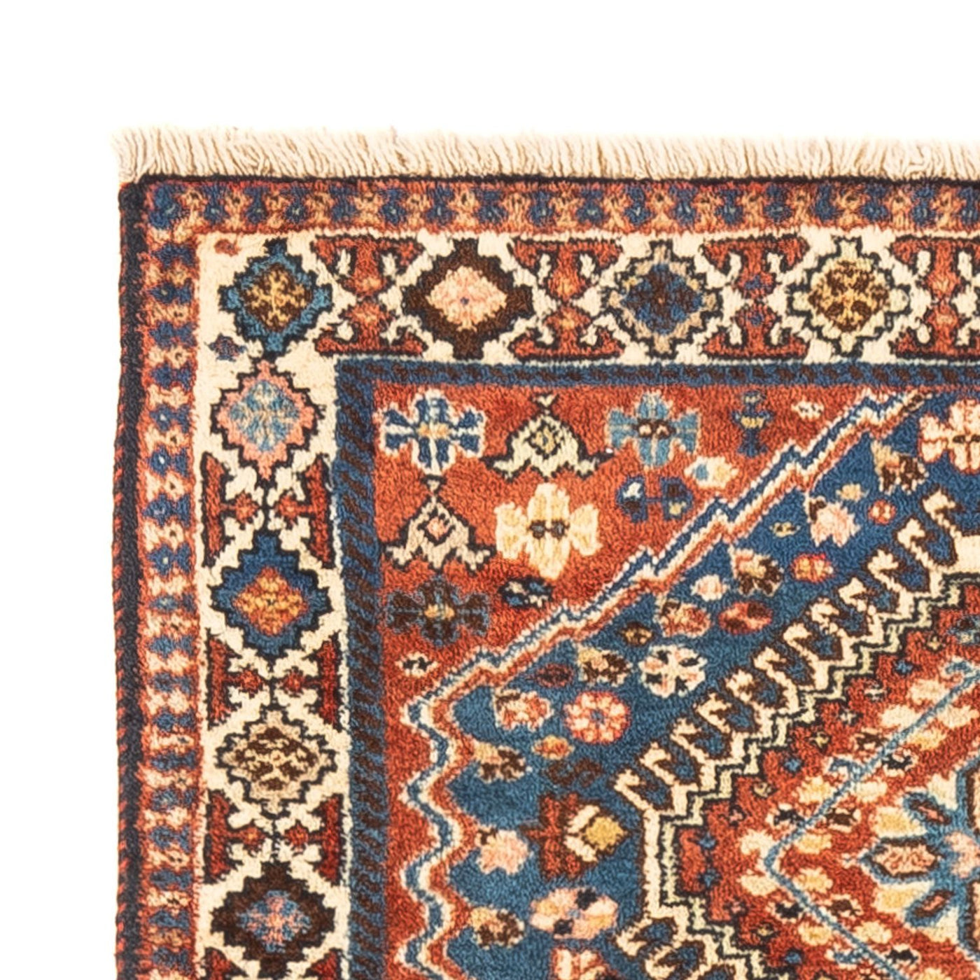 Perserteppich - Nomadic - 122 x 75 cm - blau