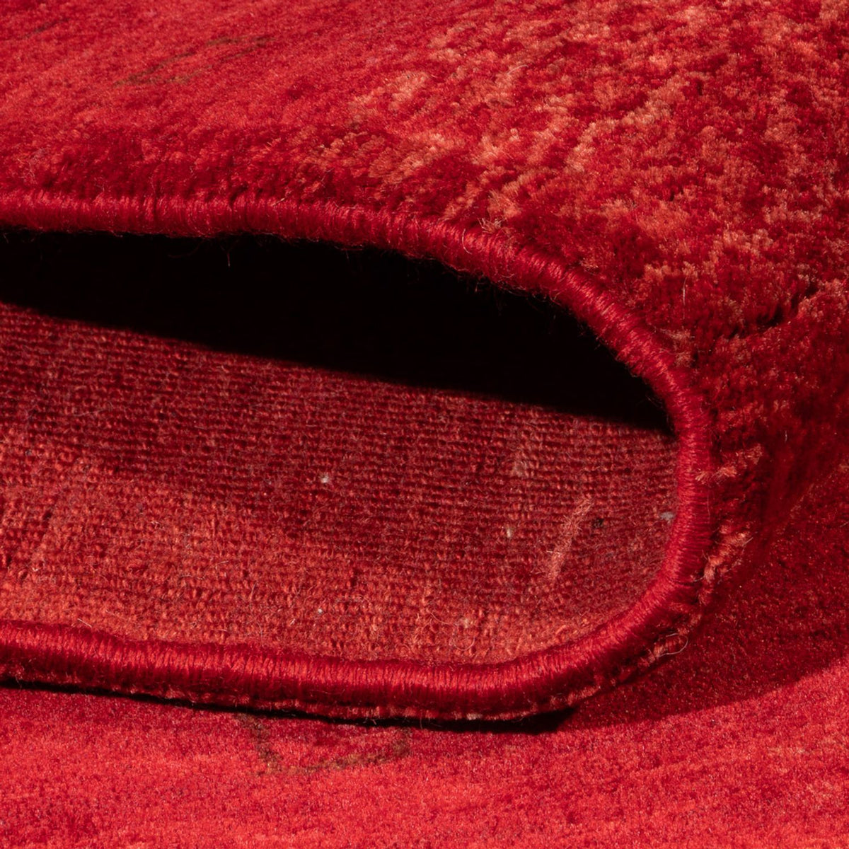 Gabbeh Teppich - Perser - 183 x 152 cm - rot