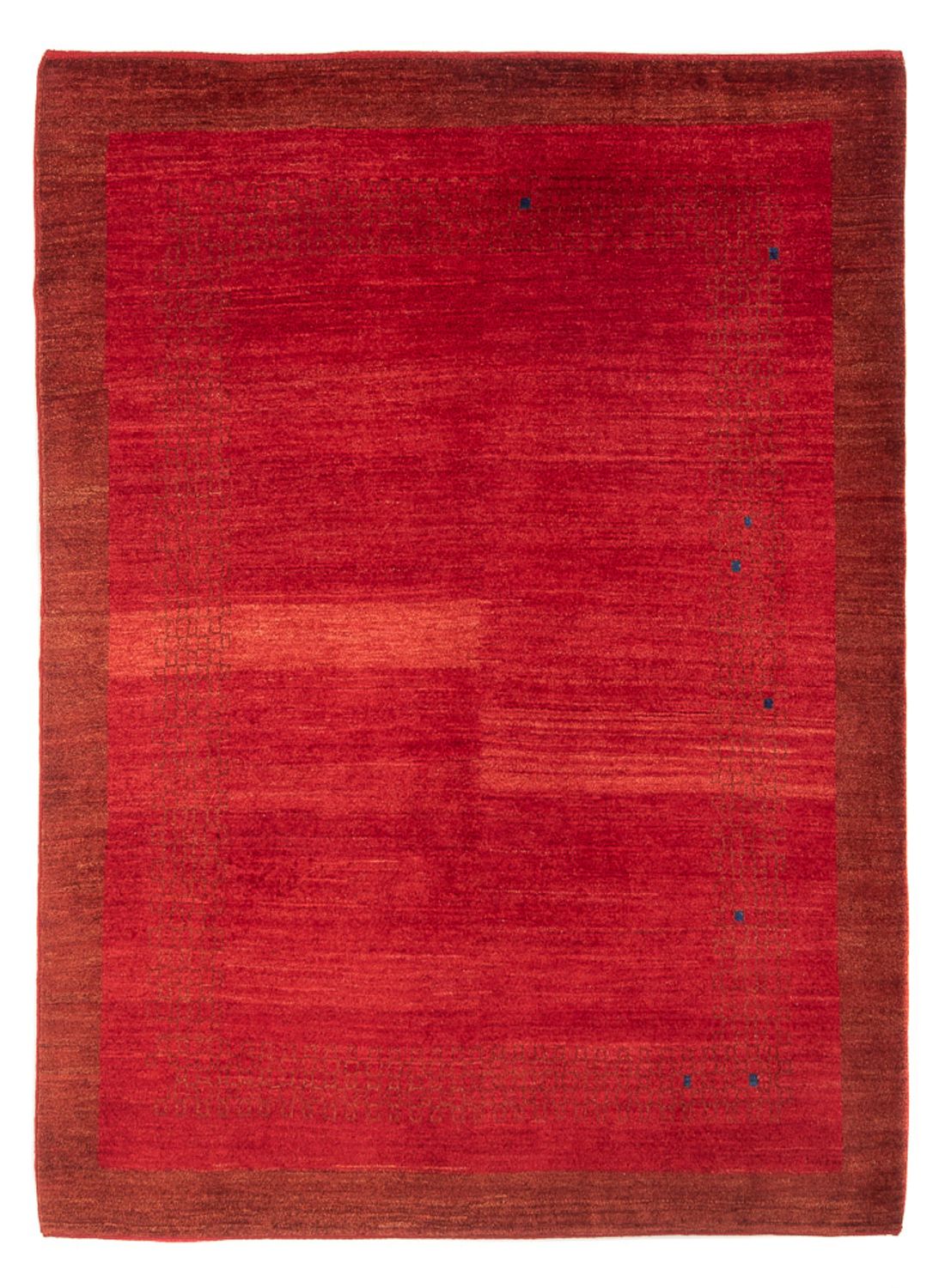 Gabbeh Teppich - Perser - 195 x 152 cm - rot