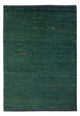 Gabbeh Teppich - Perser - 205 x 140 cm - dunkelgrün