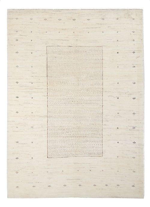 Gabbeh Teppich - Perser - 192 x 140 cm - silber