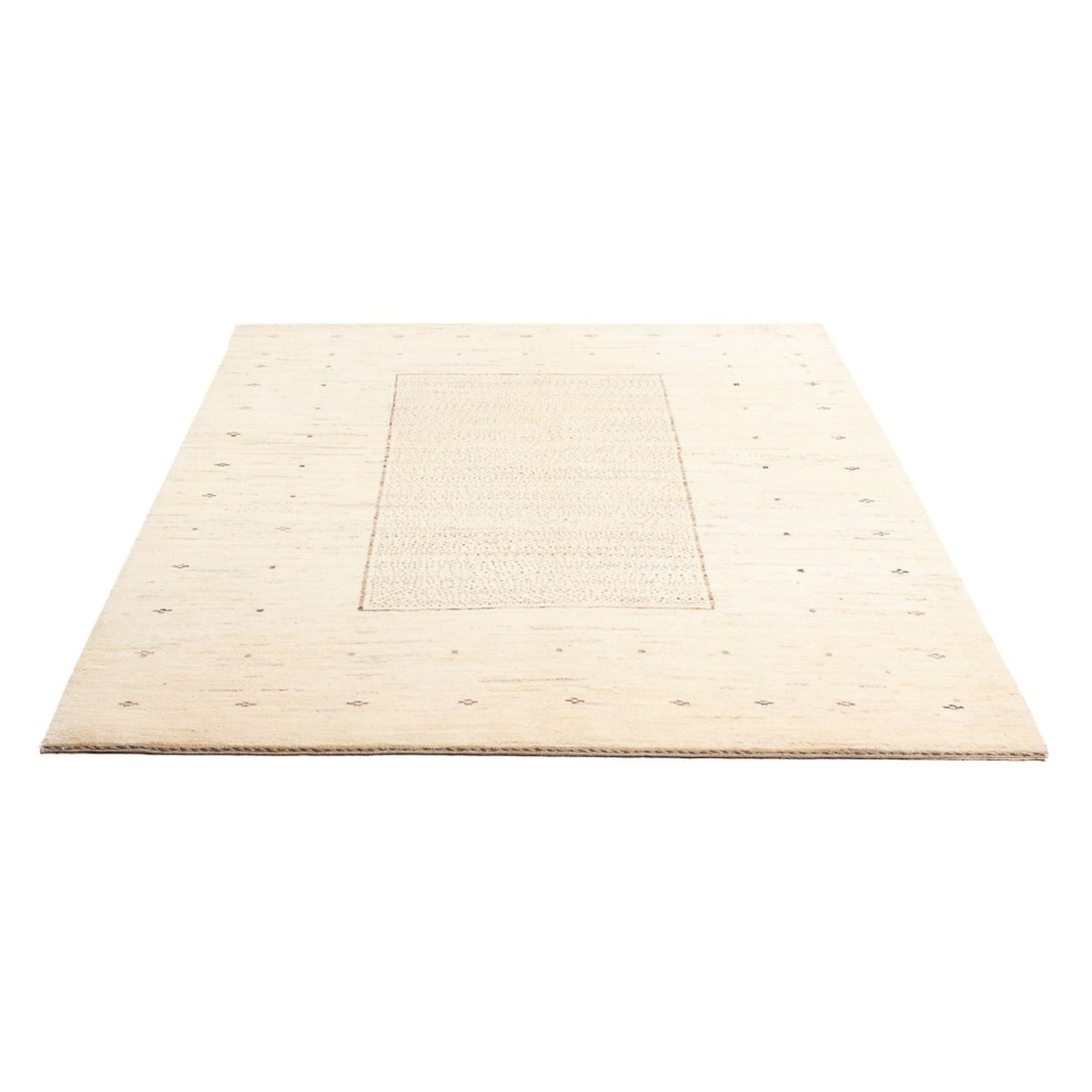 Gabbeh Teppich - Perser - 192 x 140 cm - silber