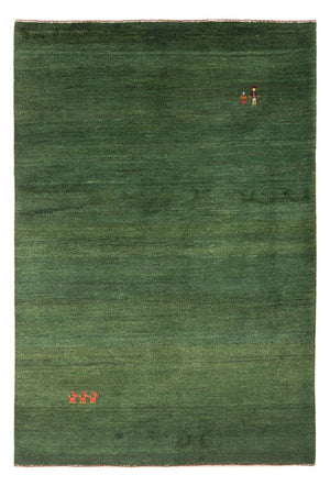 Gabbeh Teppich - Perser - 203 x 147 cm - dunkelgrün