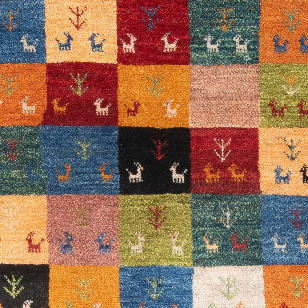 Gabbeh Teppich - Perser - 150 x 102 cm - mehrfarbig