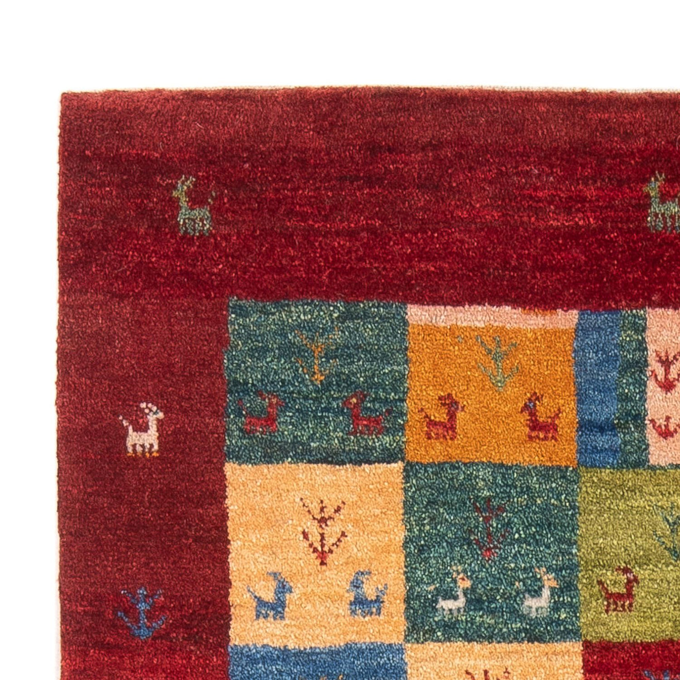 Gabbeh Persisch Teppich 150x102cm - Perserteppich Wollteppich