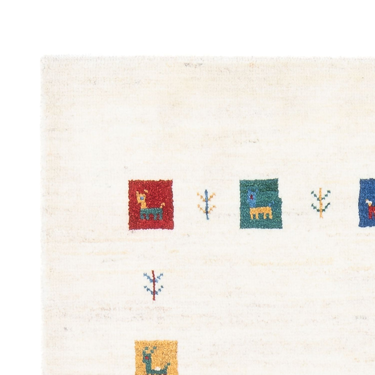 Gabbeh Teppich - Perser - 151 x 100 cm - mehrfarbig