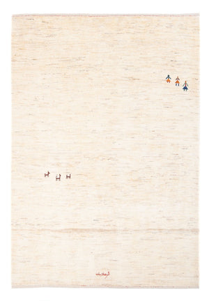 Gabbeh Teppich - Perser - 188 x 140 cm - beige