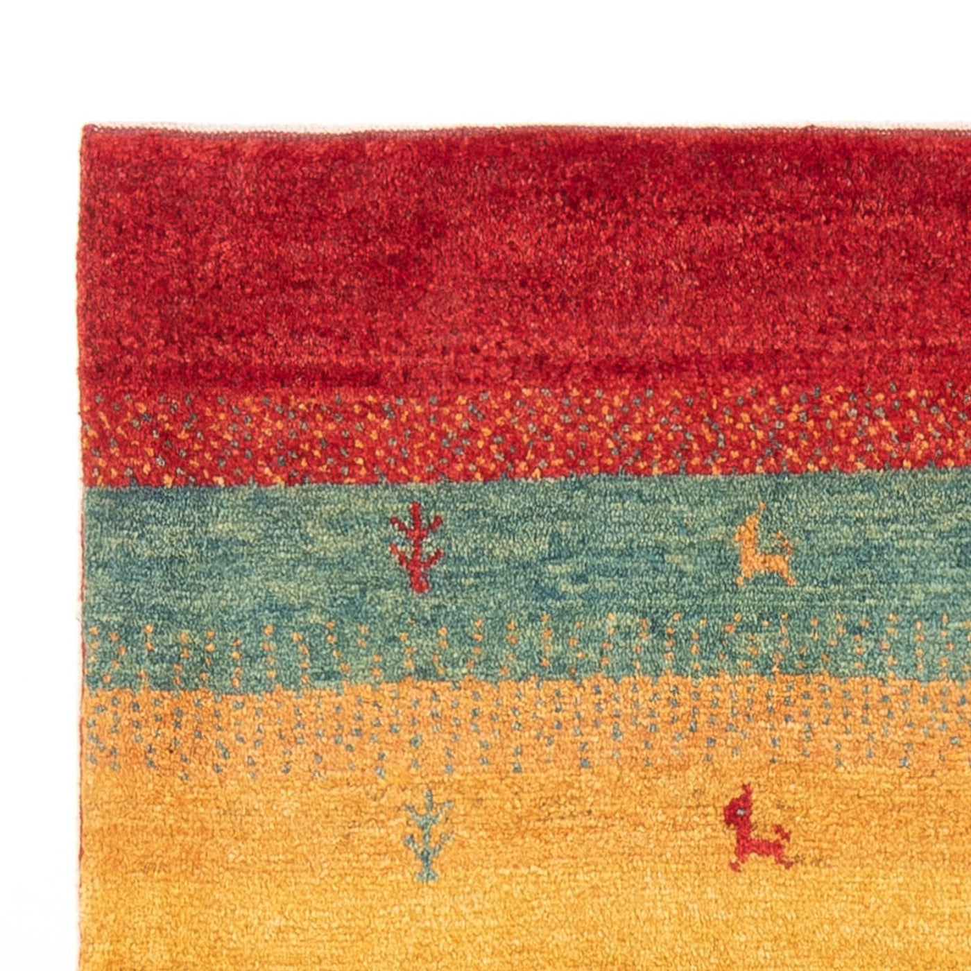 Gabbeh Persisch Teppich 151x104cm - Perserteppich Wollteppich