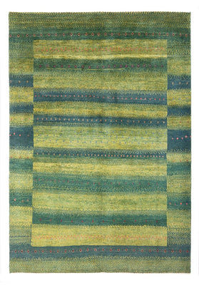 Gabbeh Teppich - Perser - 204 x 148 cm - dunkelgrün
