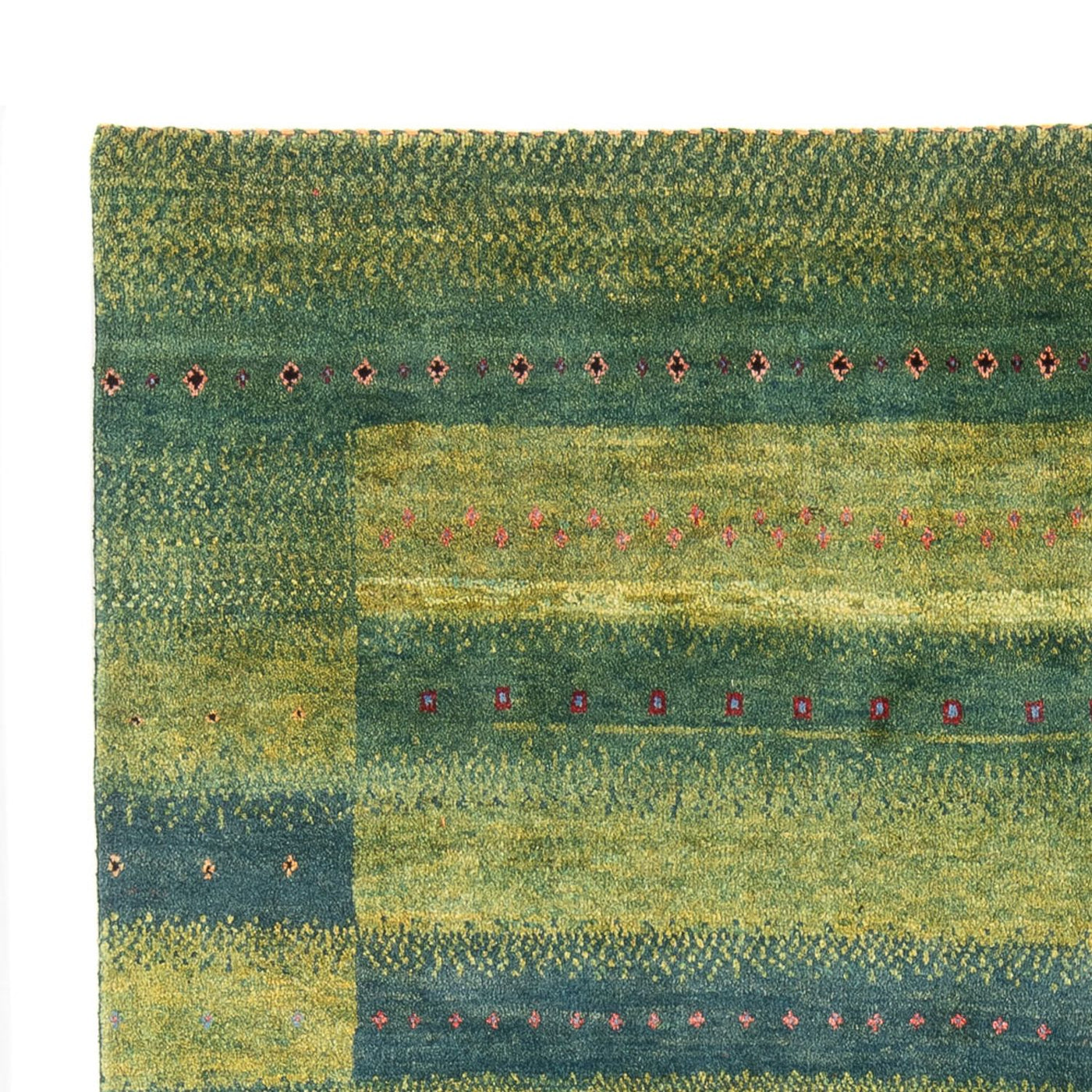 Gabbeh Persisch Teppich 204x148cm - Perserteppich Wollteppich