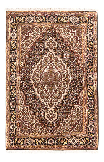 Täbriz - 40 Raj Teppich 101x144cm - Perserteppich