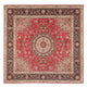 Perserteppich - Täbriz - Royal quadratisch  - 252 x 252 cm - rot