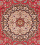 Perserteppich - Täbriz - Royal quadratisch  - 252 x 252 cm - rot