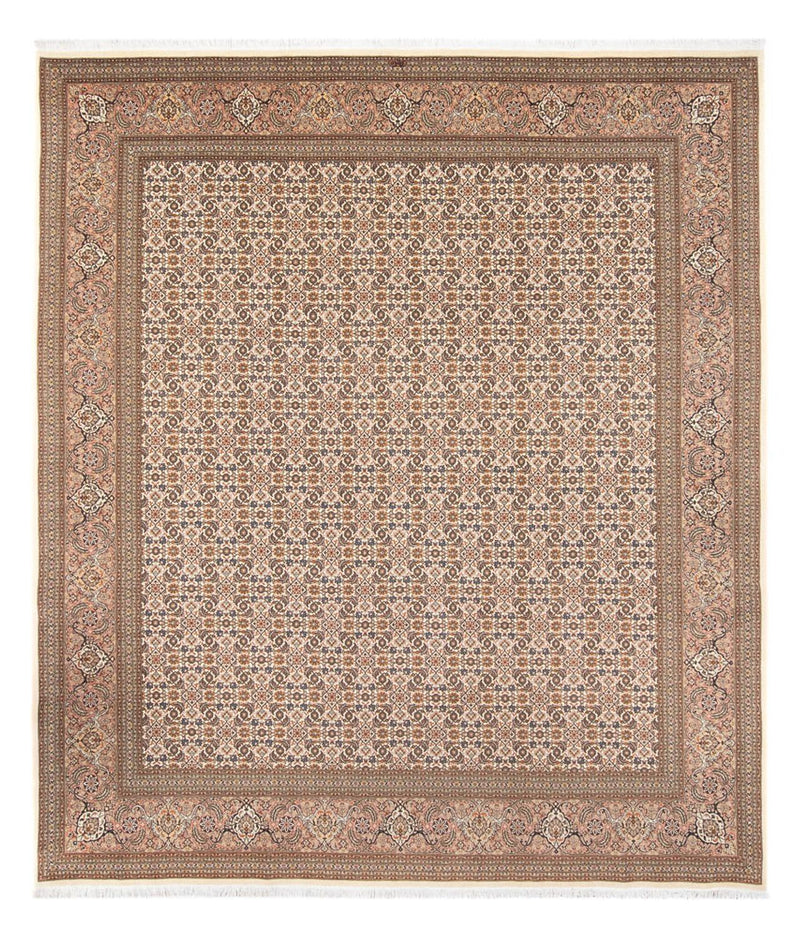 Perserteppich - Täbriz - Royal - 290 x 253 cm - dunkelbeige