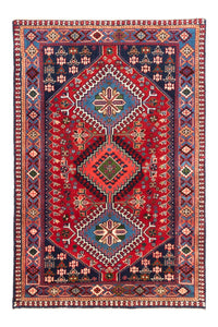 Perserteppich - Nomadic - 115 x 82 cm - rot
