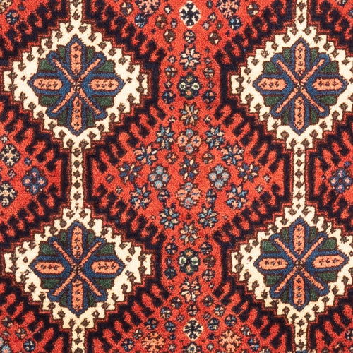 Perserteppich - Nomadic - 118 x 81 cm - rot