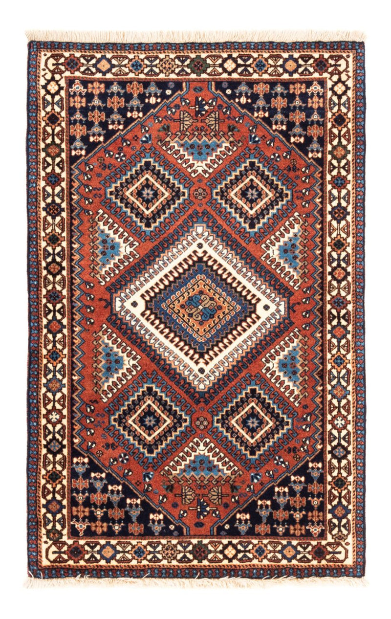 Perserteppich - Nomadic - 126 x 80 cm - rot