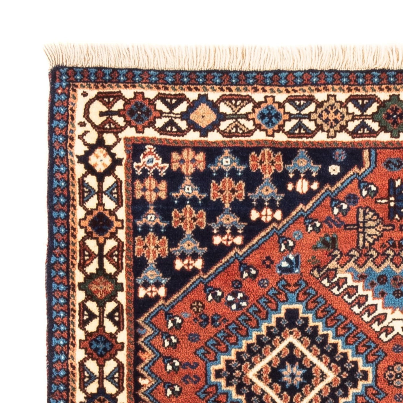 Perserteppich - Nomadic - 126 x 80 cm - rot