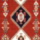 Läufer Perser - Nomadic - 208 x 84 cm - rot