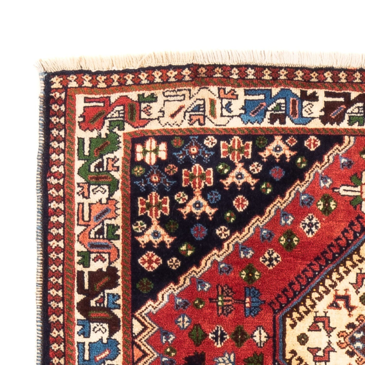 Perserteppich - Nomadic - 127 x 80 cm - rot